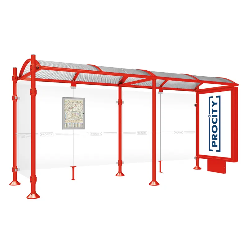 Marquesina Provincia cabezal Inox cepillado