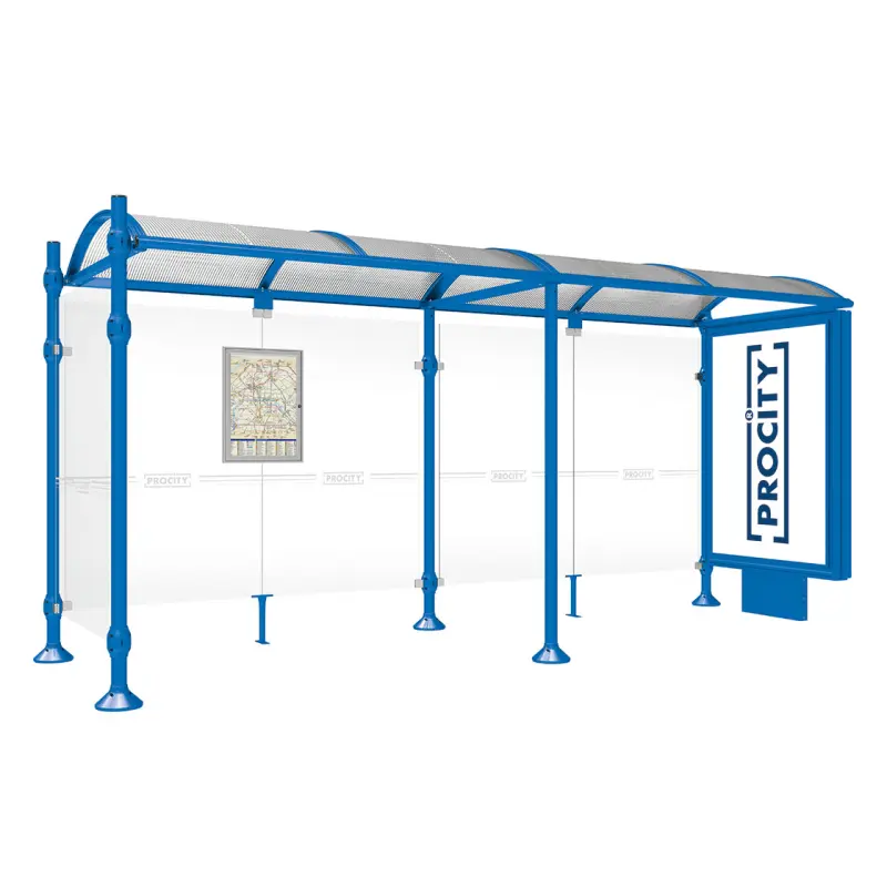 Marquesina Provincia cabezal Inox cepillado