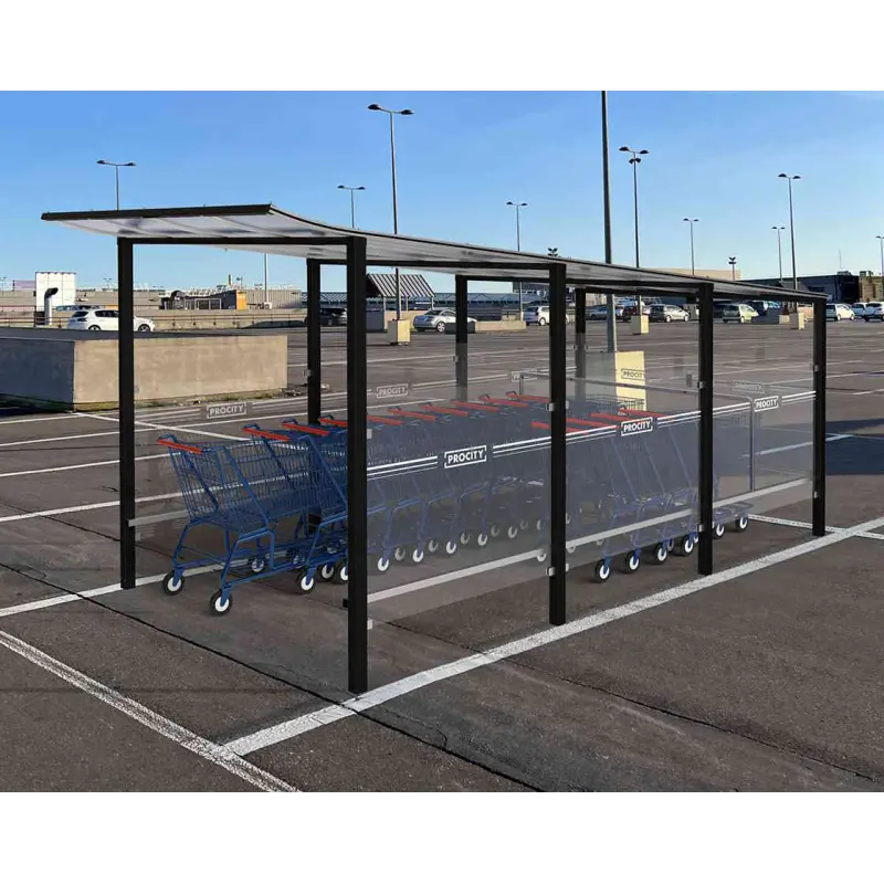 Refugio para carros de supermercado Modulo