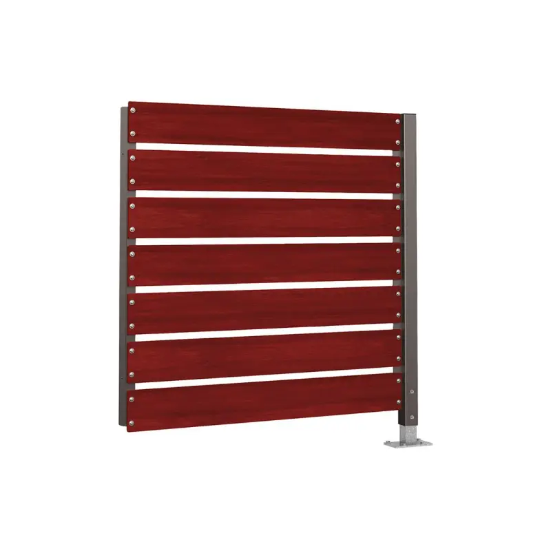 Cerramiento frontal - refugio contenedores Modulo