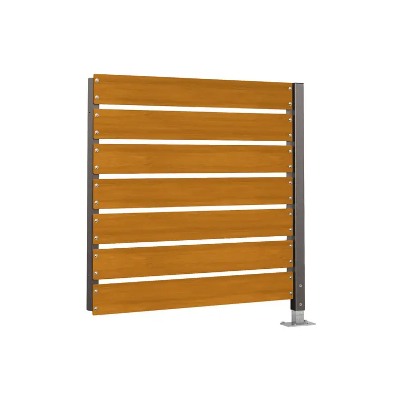 Cerramiento frontal - refugio contenedores Modulo