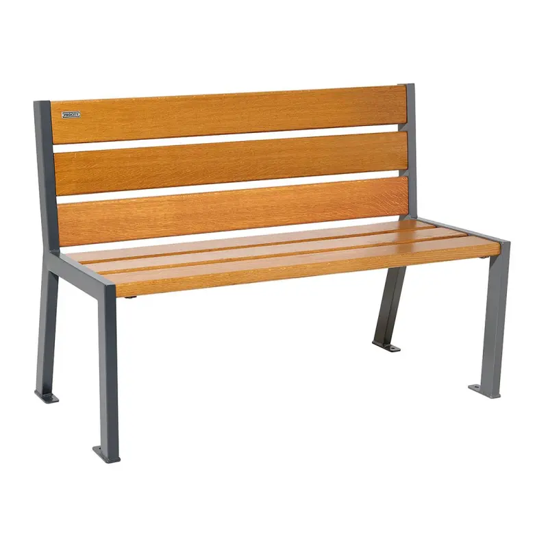 Banco Silaos® acero y madera-1