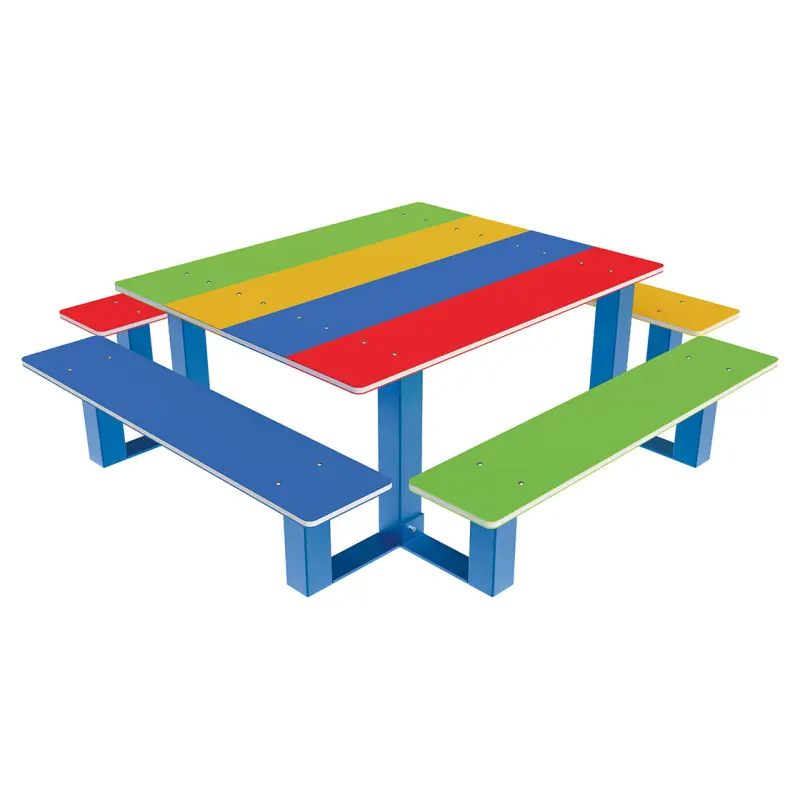 Mesa de pícnic Arc-en-ciel