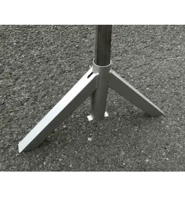 Patas extraíbles para tubo 30 x 30 mm