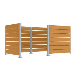 Cubrecontenedores modulable compacto