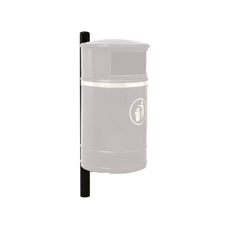 Poteau de fixation pour corbeille Morvan 40 litres