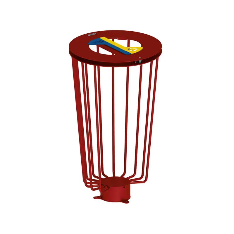 Corbeille Lofoten Vigipirate tri sélectif 2 x 50 litres