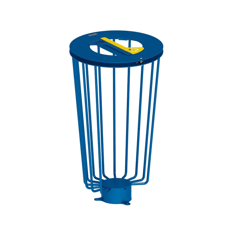 Corbeille Lofoten Vigipirate tri sélectif 2 x 50 litres
