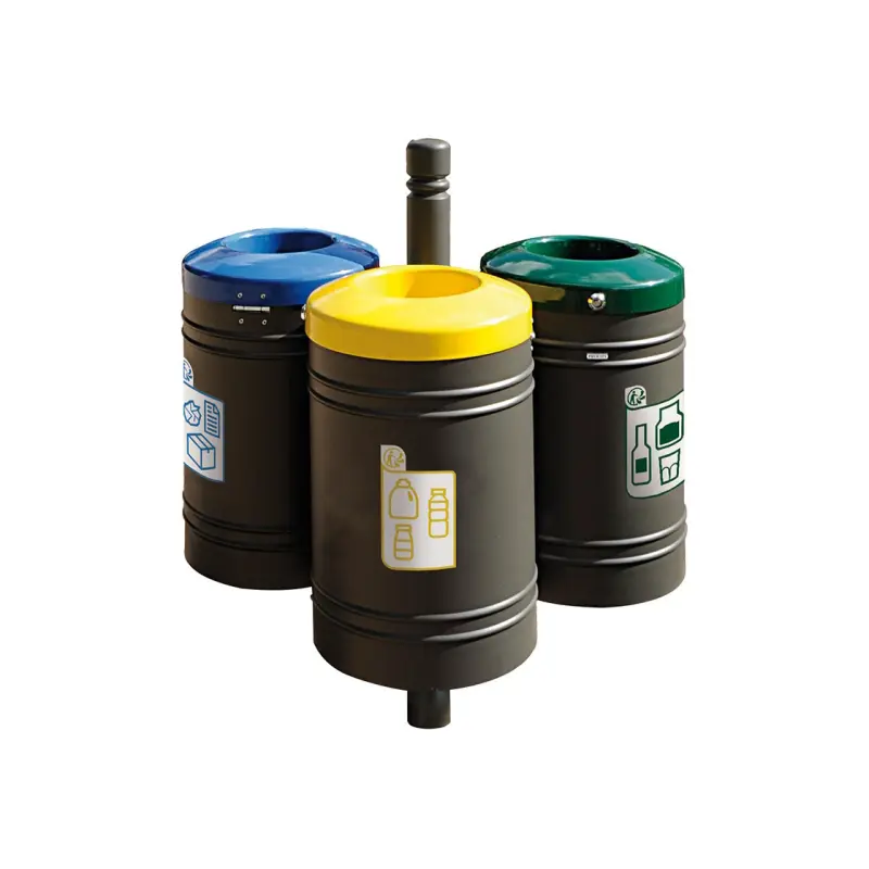 Kit de 4 autocollants pédagogiques pour tri sélectif