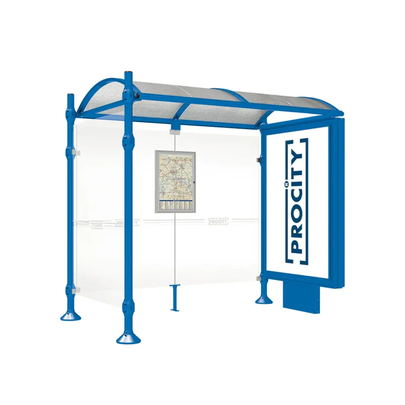 Station bus Province Inox brossé