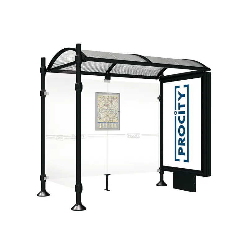 Station bus Province Inox brossé