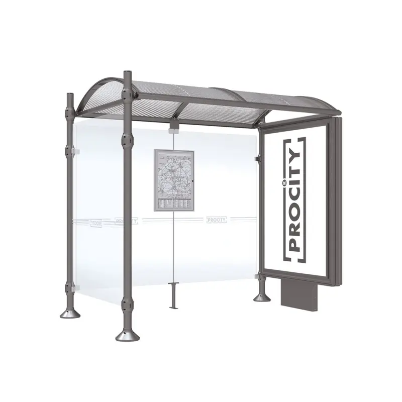 Station bus Province Inox brossé
