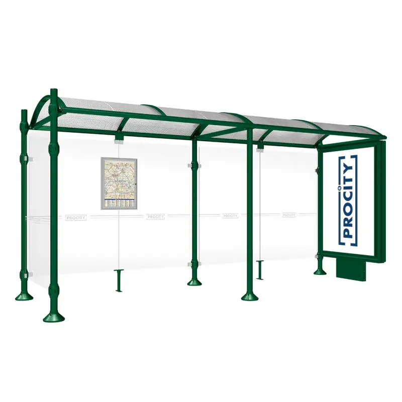 Station bus Province Inox brossé