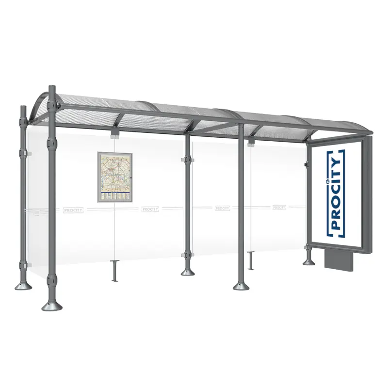 Station bus Province Inox brossé