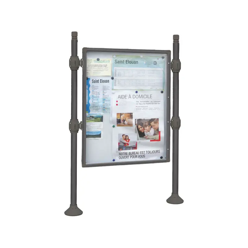 Panneau-vitrines d'information City