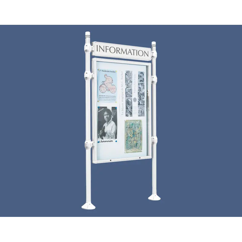 Panneau-vitrines d'information City