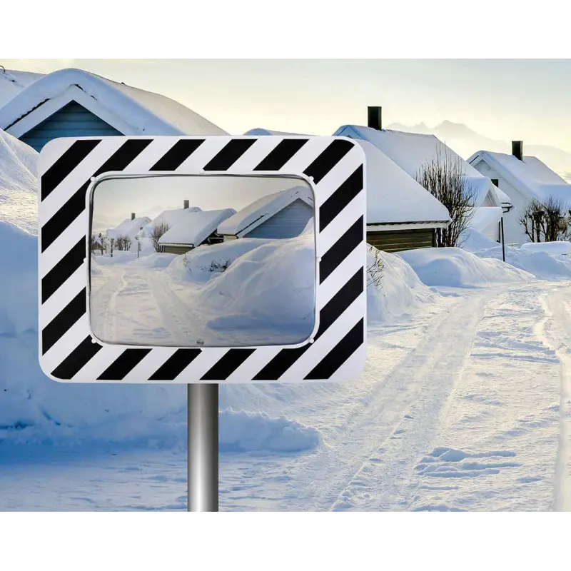 Miroir d'agglomération qualité Inox Anti-givre / Anti-buée