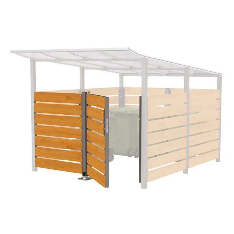 Porte en stratifié compact pour abri conteneurs Modulo