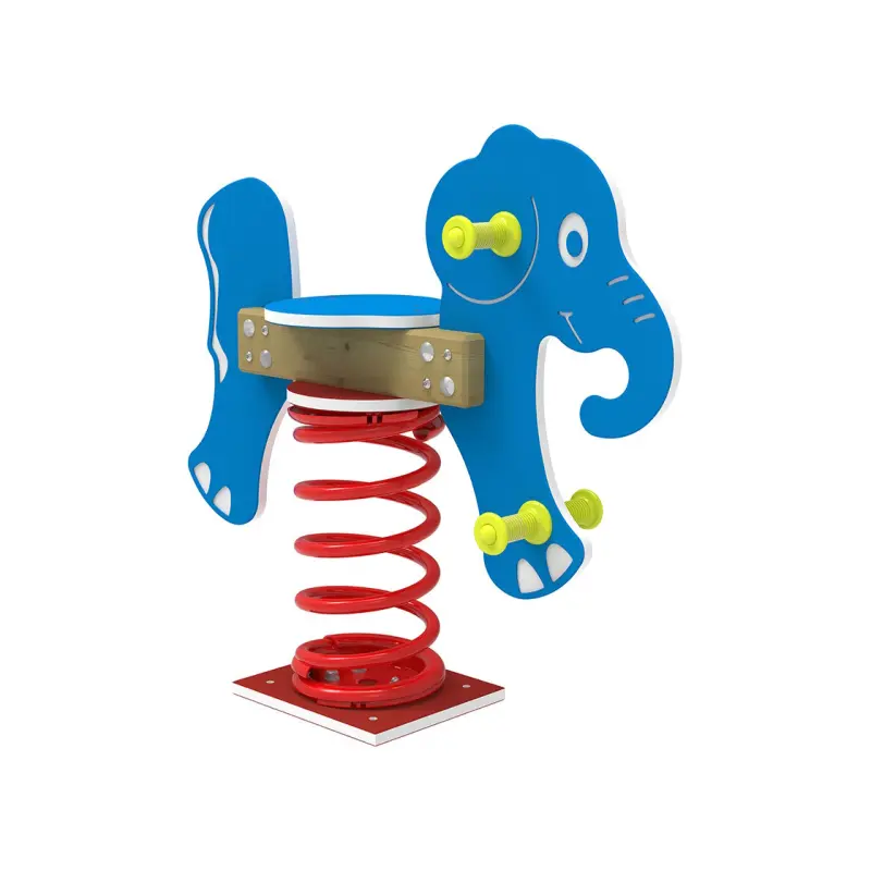 Jeux sur ressort Eléphant