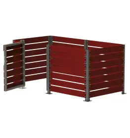 Porte en stratifié compact pour cache conteneurs Modulable