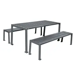 Table de pique-nique Silaos® acier