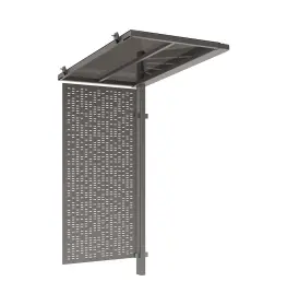 Extension par module intermédiaire bardage acier