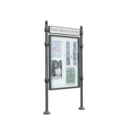 Panneau-vitrines d'information City