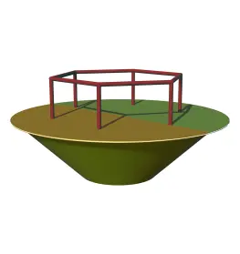 Tourniquet manège 1700 mm