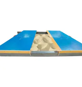 Bac à sable avec couvercle