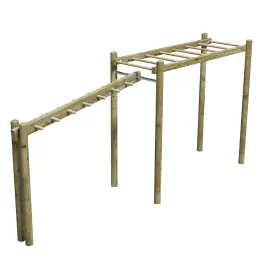 Échelle de suspension inclinée