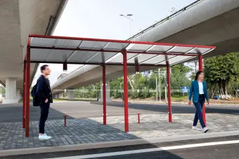 Visuel de Pensiline attesa autobus