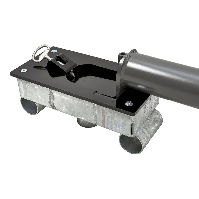Słupek składany Solibloc® Inox szczotkowany