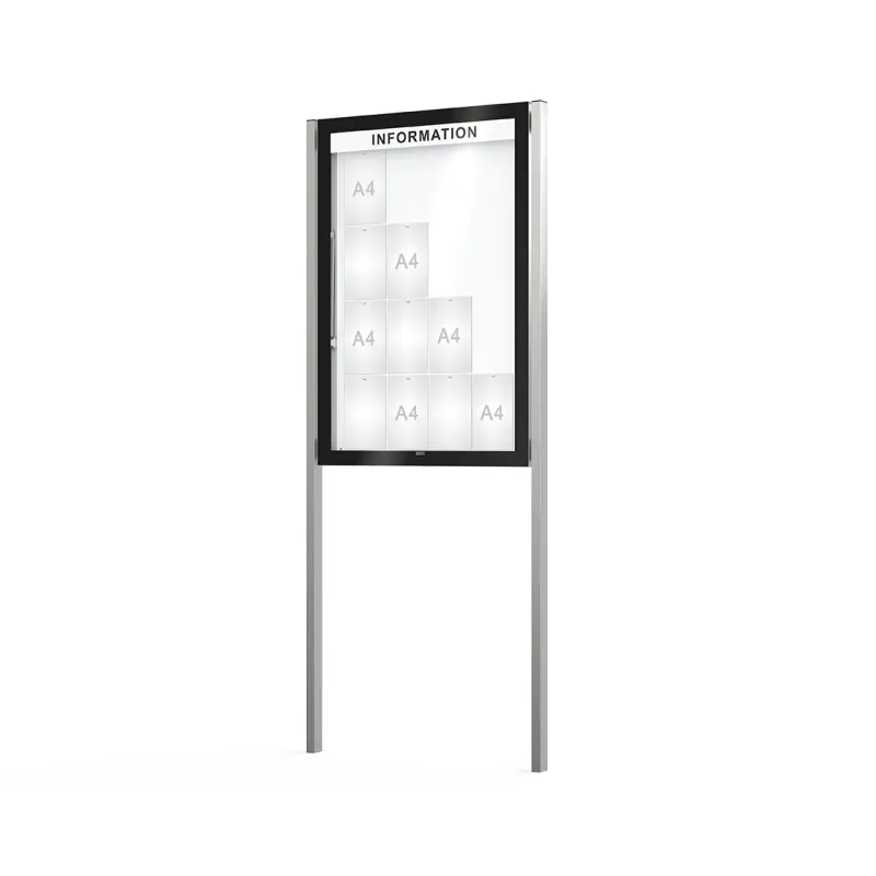 Gablota Edge głębokość 80 mm na słupkach