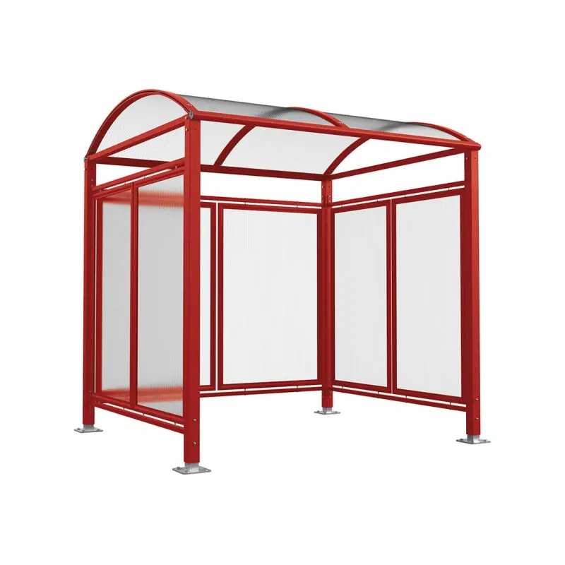 Abri vélos Voûte "M" avec bardages polycarbonate