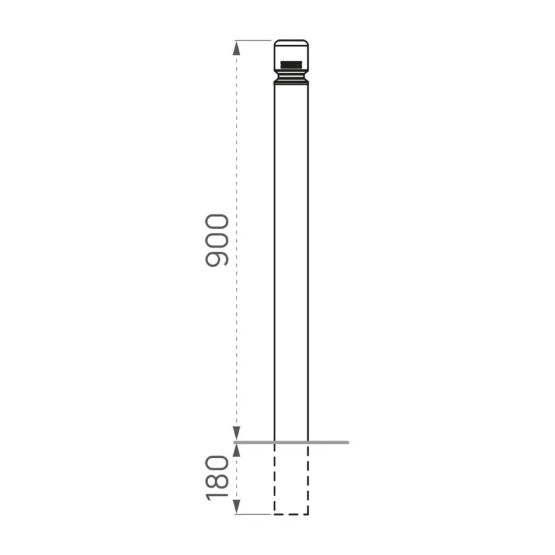 Słupek Agglo ø102 mm