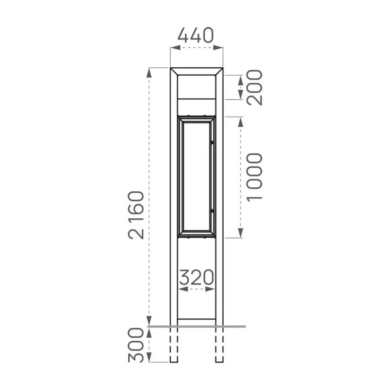 Totem informacyjny Mediolan