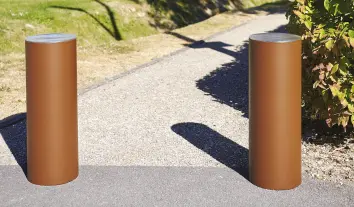 Visuel de Large steel & cast iron bollards