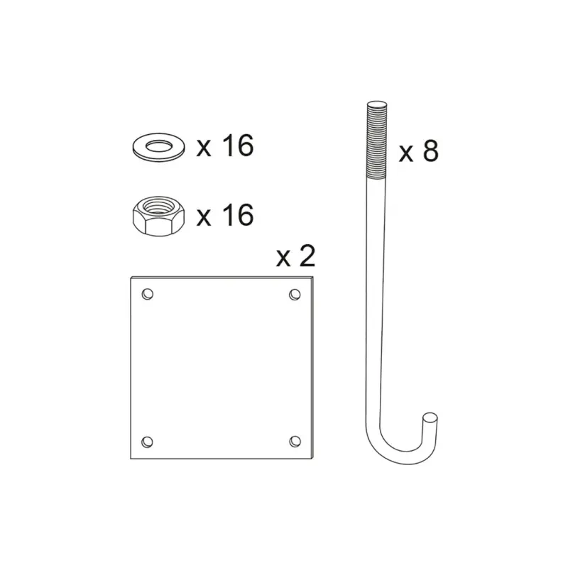 Height restrictor pre-installation kit for 202511