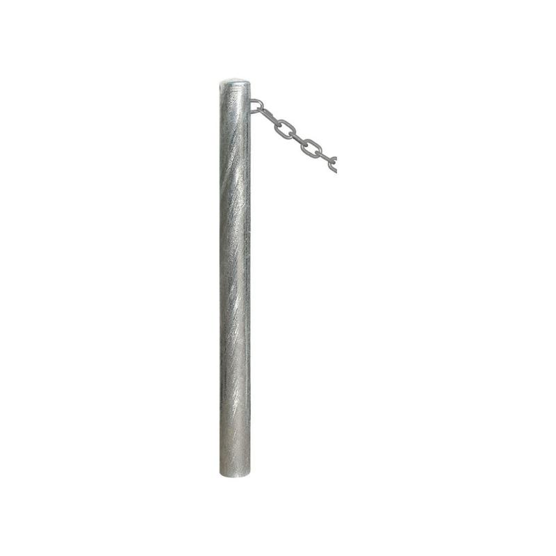 Galvanised dome top chain posts