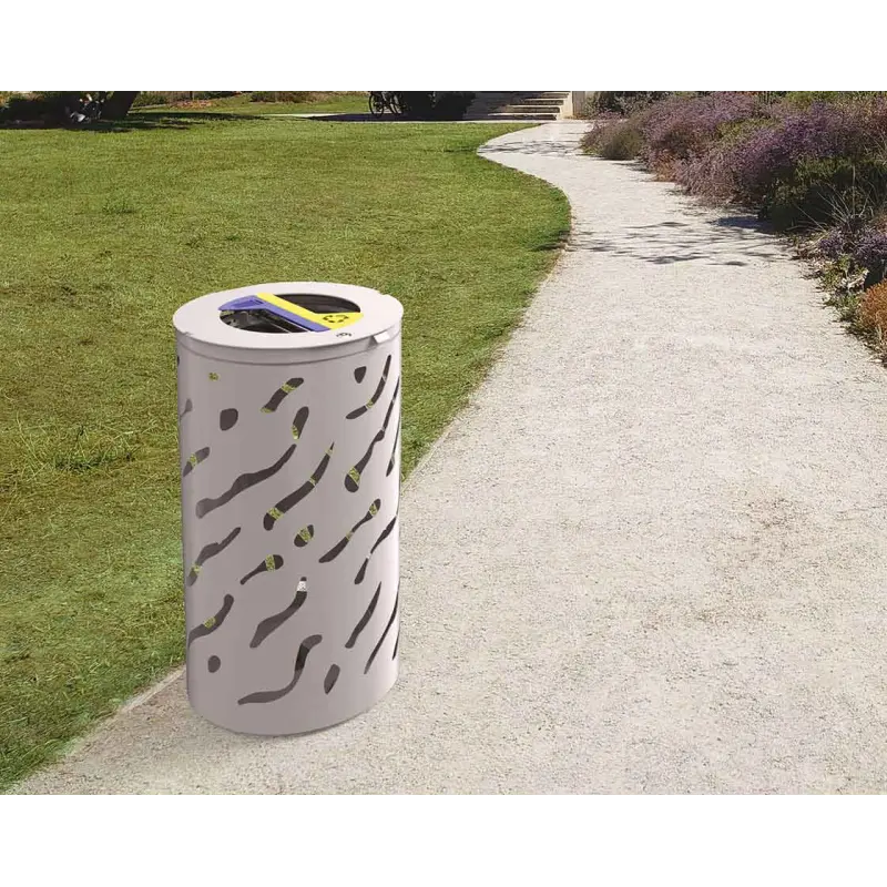 Venice recycling point bin