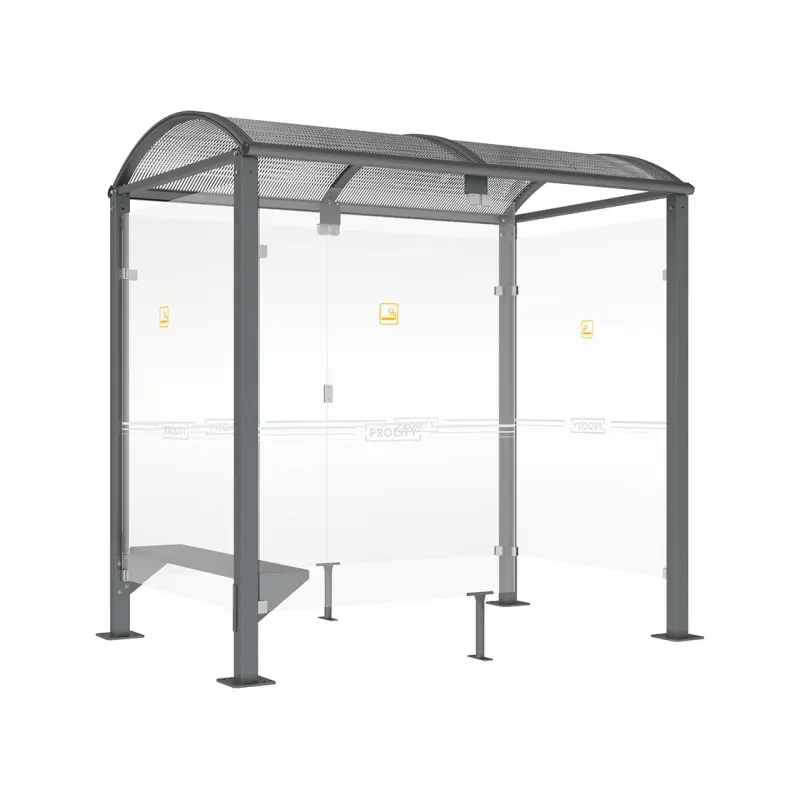 Perch Bench for Smoking and Vaping shelter