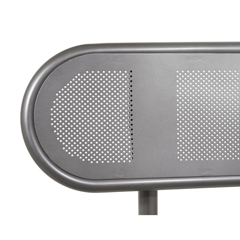 Estoril seat – brushed stainlees steel top-2