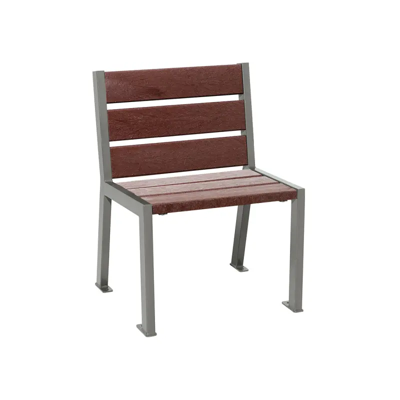 Silaos®recycled plastic chair 6 slats