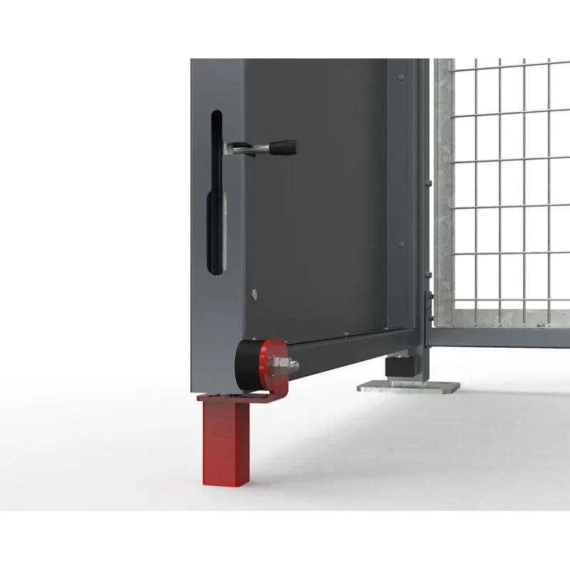 Voute roof secure "L" shelter for bikes and motor bikes