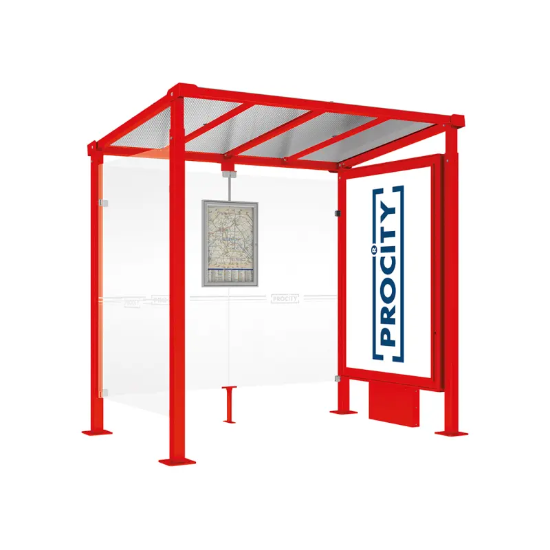 Milan bus shelter