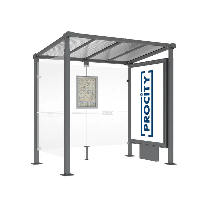 Milan bus shelter