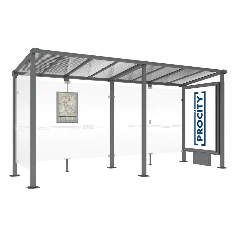 Milan bus shelter