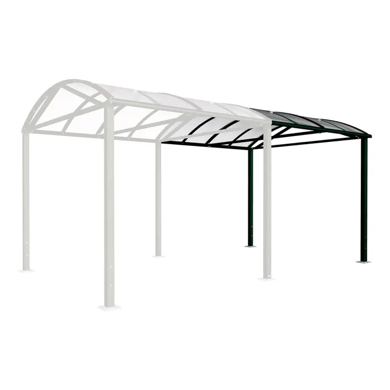 Voute "L" covered walkway