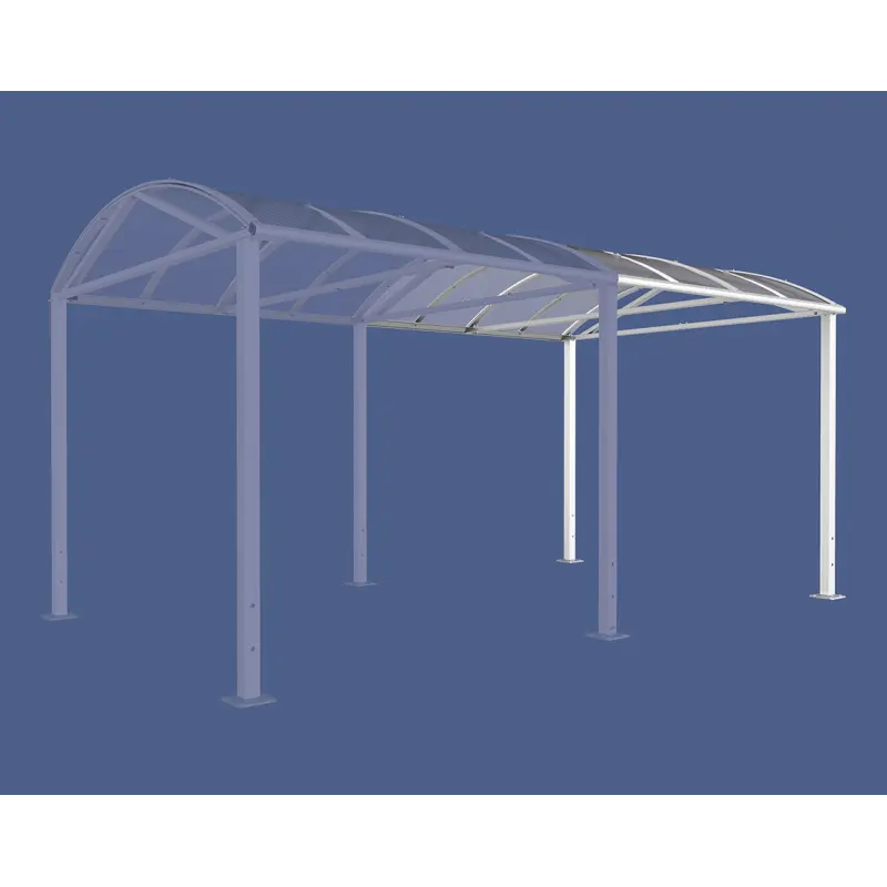 Voute "L" covered walkway