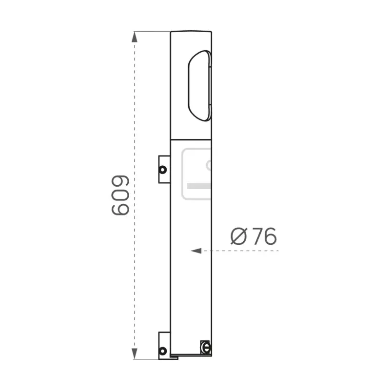 Cigarette ashtray bin